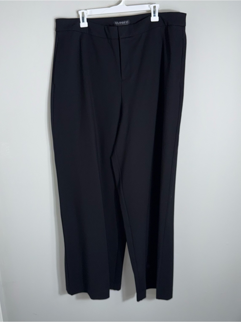 Eloquii The Ultimate Stretch Wide Leg Pants-Black-Size 20-NWT
